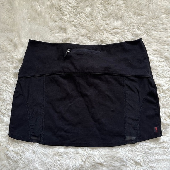Spanx Skirt Wrap And Go Mini Athletic Tie Front Mesh Panel Black S/M - Picture 4 of 12